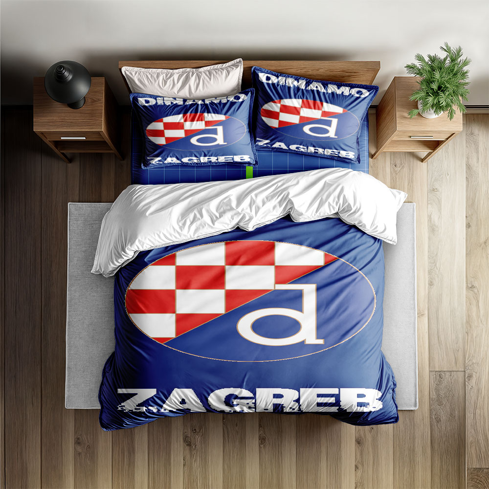 3D Printing Zagreb - Graanskini klub ไดนาโม Zagreb ชุดผ้านวม King