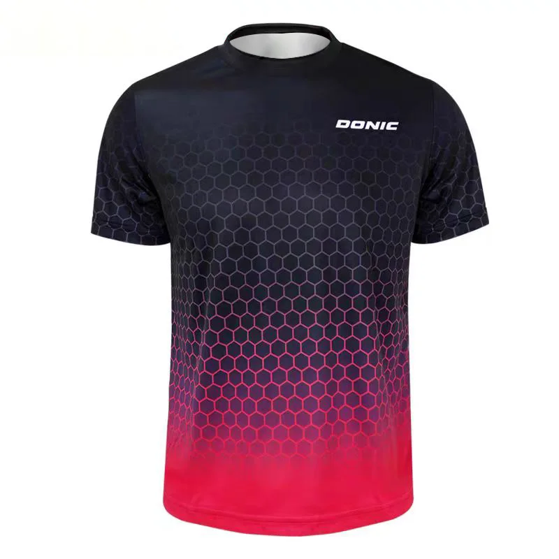 3D Printing Tablet - เสื้อยืดเทเบิลเทนนิสผู้ชายแบบใหม่พร้อมลายพิมพ์ 3 มิติ เสื้อยืดแบดมินตันผู้ชายสำหรับฤดูร้อน ระบายอากาศได้ดี เสื้อยืดเทเบิลเทนนิสแขนสั้นแห้งเร็ว