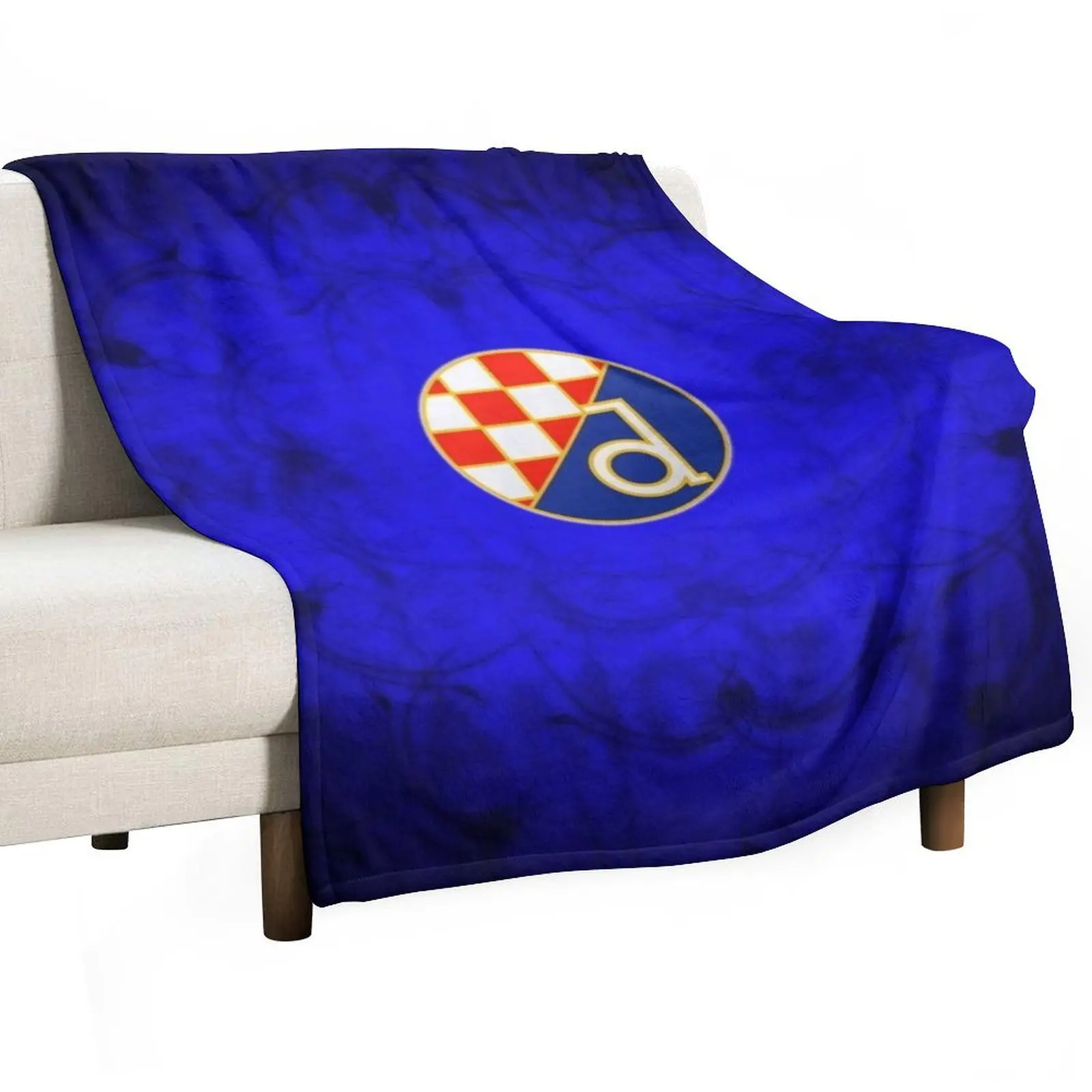 3D Printing Zagreb - ผ้าห่ม GNK Dinamo Zagreb ขนาดใหญ่ สำหรับตกแต่งโซฟา