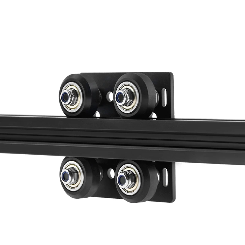 V Slot Aluminum Extrusion - ชุดแผ่นรางแบบเปิด V-Openbuilds พร้อมลูกล้อเลื่อนพิเศษสำหรับโปรไฟล์อะลูมิเนียม V-Slot 2020 ล้อสำหรับชิ้นส่วนเครื่องพิมพ์