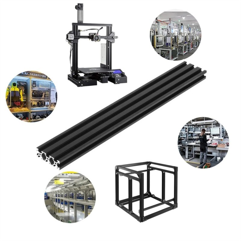 โปรไฟล์อะลูมิเนียมสีดำ 1 ชิ้น  - V Slot Aluminum Extrusion บทวิจารณ์และราคา