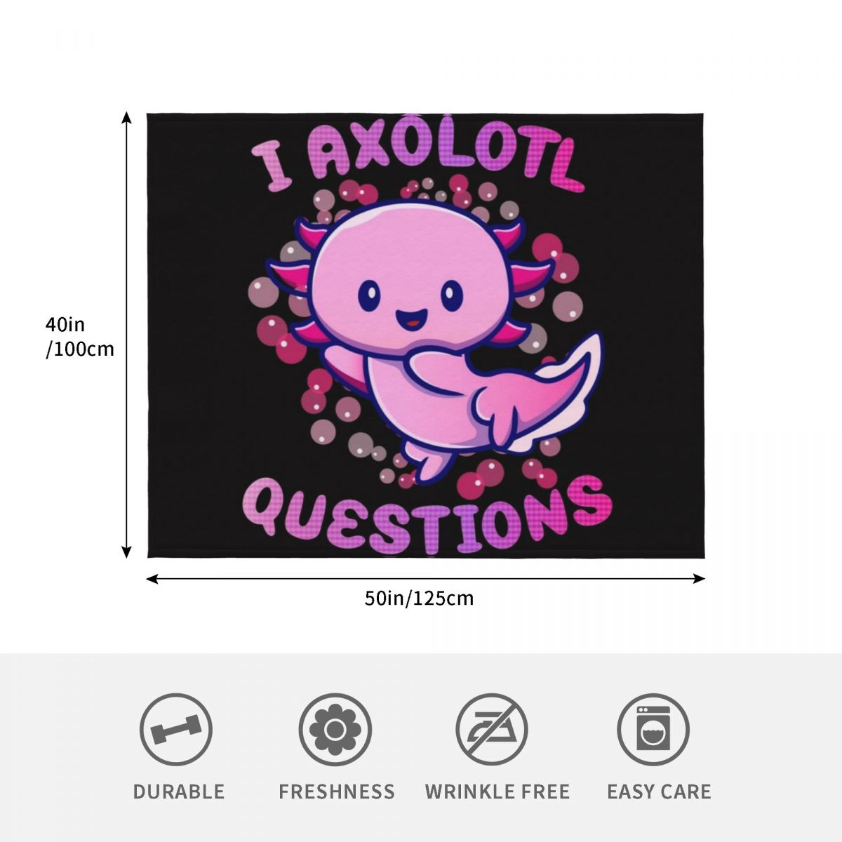 ผ้าห่มอเนกประสงค์ลาย Axolotl ส - 3D Printing Question บทวิจารณ์และราคา