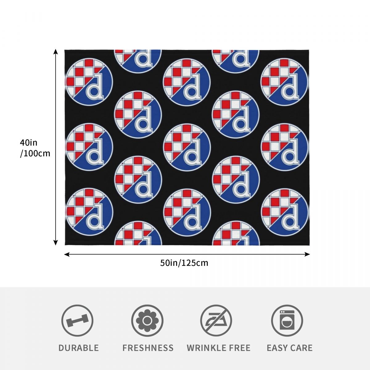 ผ้าห่ม Dinamo Zagreb ผ้าฟลานเน - 3D Printing Zagreb บทวิจารณ์และราคา