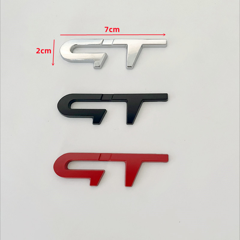 สติ๊กเกอร์โลโก้ 3D โลหะ GT Spo - 3D Printing Online บทวิจารณ์และราคา