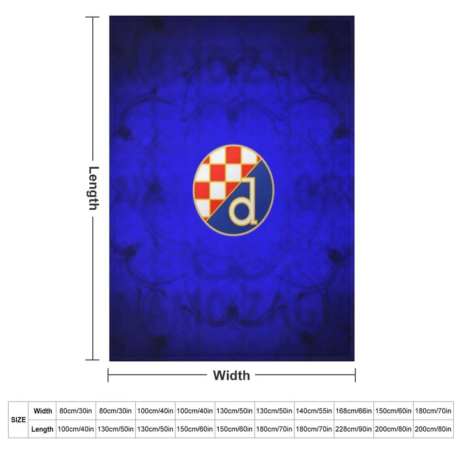 ผ้าห่ม GNK Dinamo Zagreb ผ้าห่ - 3D Printing Zagreb บทวิจารณ์และราคา