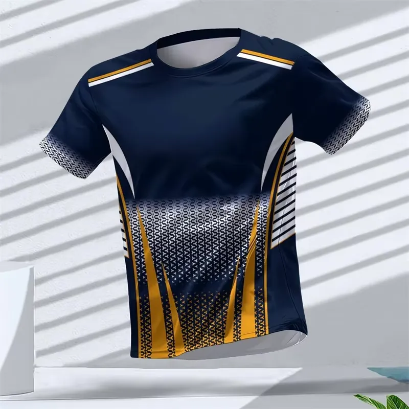 เสื้อยืดวิ่งลำลองฤดูร้อนพิมพ์ล - 3D Printing Tablet บทวิจารณ์และราคา