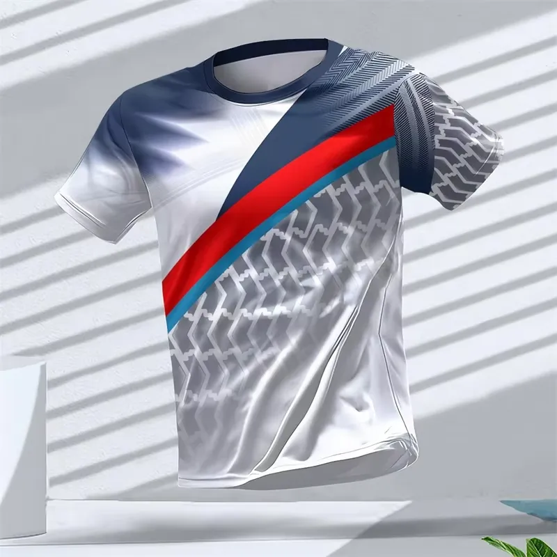 เสื้อยืดวิ่งลำลองฤดูร้อนพิมพ์ล - 3D Printing Tablet บทวิจารณ์และราคา